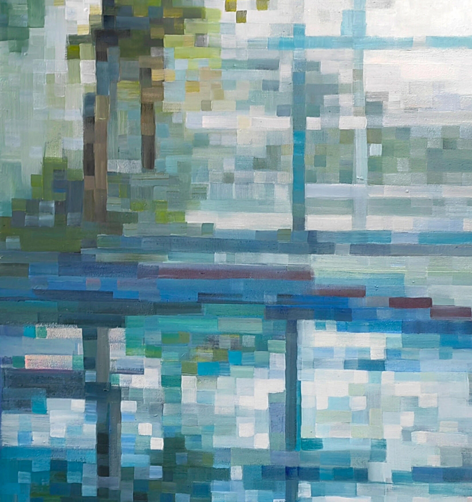 Details of Oil Painting Corne Theron